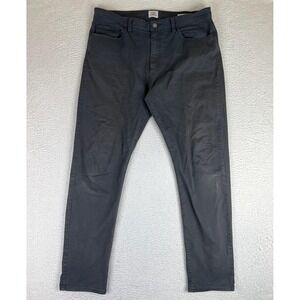 Flint and Tinder Mens 34x32 Gray Slim Tapered Fit Stretch Chino Pants Casual